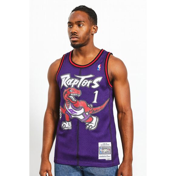 Vintage Mitchell & Ness Raptors McGrady Purple Tank Top Shirt  Mens Size Medium - Picture 1 of 11